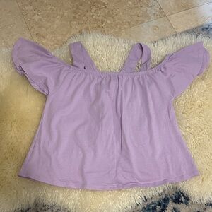 United Colors Of Benetton Lavender Kids Short Sleeve Top